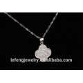 Hot sale cheap jewelry cheap diamond white gold plated necklace